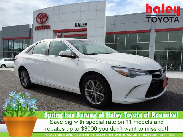 Pre Owned 2016 Toyota Camry White Se Sedan In Midlothian P15034 Pre Owned 2016 Toyota Camry White Se